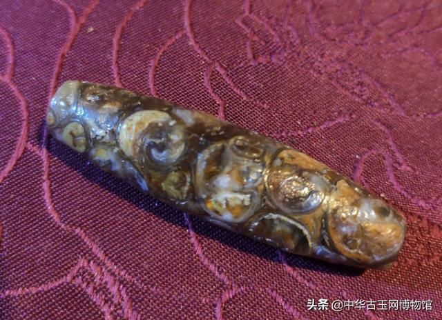 罕见的古老法螺天珠，真正的天珠，第一代天珠
